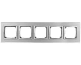 ramka-pieciokrotna-kontakt-simon-srebrny
