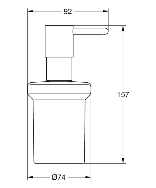 grohe-dozownik-essentials-czarny-mat-linia-essentials