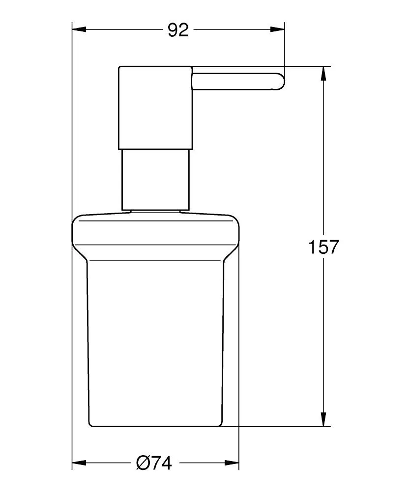 grohe-dozownik-essentials-czarny-mat