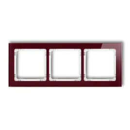 ramka-potrojna-karlik-czerwony