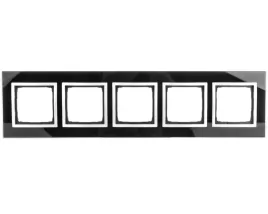 ramka-pieciokrotna-kontakt-simon-szary