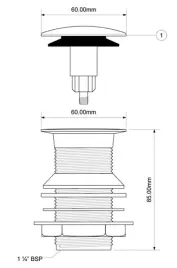 korek-bez-przelewu-klik-klak-okragly-mcalpine-srebrny