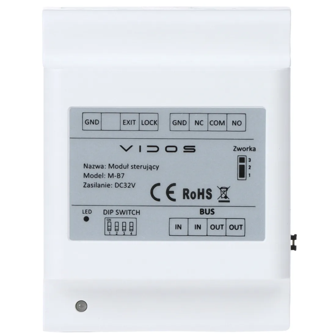 modul-sterujacy-vidos-2ip-m-b7-kolor-bialy