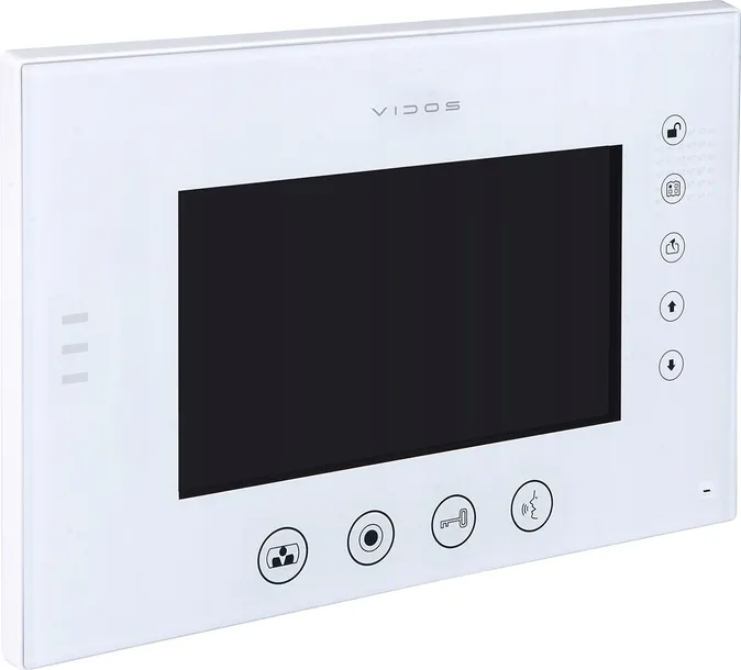 monitor-glosnomowiacy-lcd-7-m670ws2-bialy-vidos-kamera-w-panelu-zewnetrznym-regulowany-kat-widzenia-informacje-dodatkowe-interkom