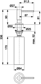 kfa-dozownik-plynu-do-naczyn-duero-miedz-szczotkowana-pvd
