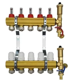 rozdzielacz-mosiezny-5-obwodow-instal-hurt-do-ogrzewania-podlogowego