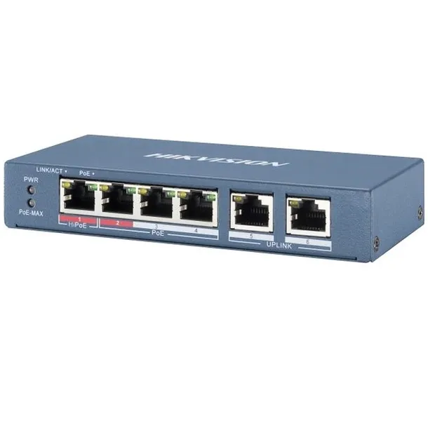 switch-poe-x4-hikvision-30w-kod-producenta-ds-3e0106p-e-m