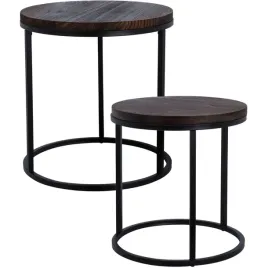 stolik-home-styling-collection-okragly-43-x-43-x-45cm-odcienie-brazu