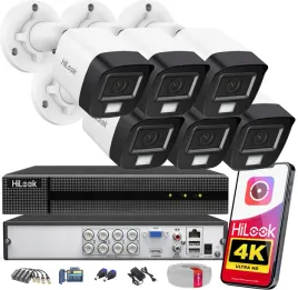 monitoring-zewnetrzny-8mpx-4k-hilook-by-hikvision-6-kamer-turbohd-skretka