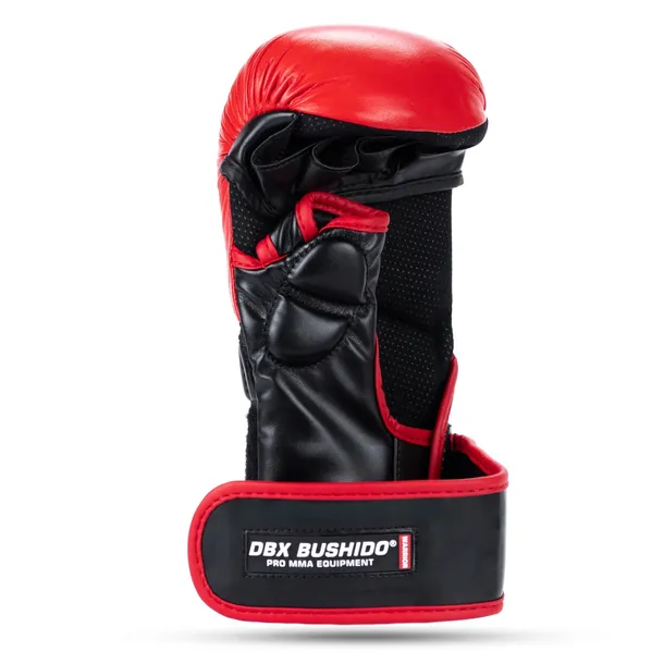 rekawice-grapplingowe-dbx-bushido-mma-premium-czarny-czerwony-m-marka-dbx-bushido-rozmiar-m