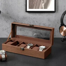 organizer-na-zegarki-songmics-brazowy-na-6-miejsc-mdf