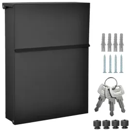 skrzynka-na-listy-pocztowa-czarna-design-premium-3-klucze-wkrety