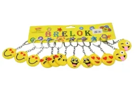 usmiech-emoji-buzka-brelok-do-kluczy-zestaw-12szt