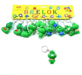 brelok-do-kluczy-zawieszka-zielona-zaba-12szt