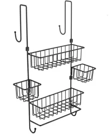 polka-prysznicowa-organizer-prysznicowy-nierdzewny-czarny