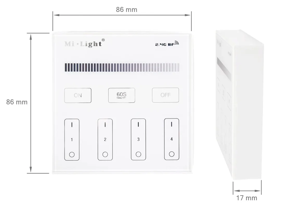mi-light-b1-panel-dotykowy-scienny-kontroler-strefowy-led-jednokolorowy