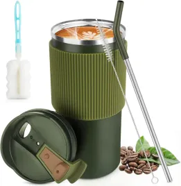 kubek-termiczny-ze-stali-nierdzewnej-ze-slomka-zielony-450ml