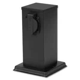 slupek-oswietleniowy-masterled-2-gniazda-20-cm-czarny-ip44-stal-nierdzewna