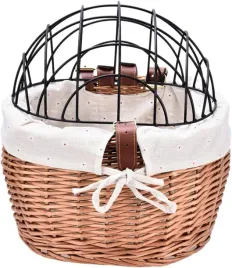 kosz-rowerowy-przedni-ikonka-kx3947-brazowy