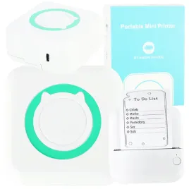 drukarka-mini-termiczna-do-zdjec-etykiet-kabel-usb-kwadratowa-niebieska