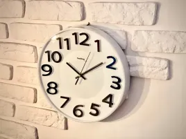 zegar-scienny-technoline-bialy-30cm