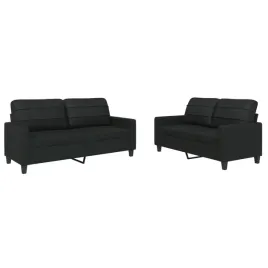 2-osobowa-sofa-z-poduszkami-czarna-sztuczna-skora
