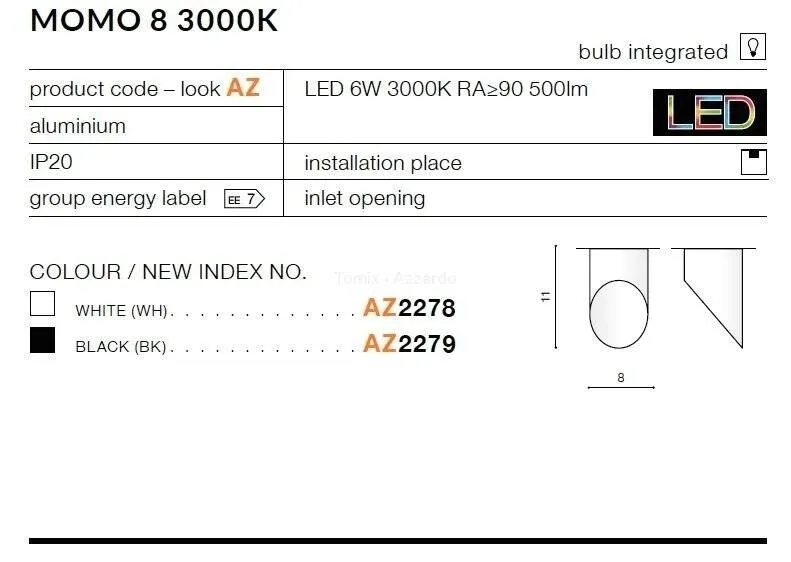 plafon-okragly-azzardo-8-x-11-cm-bialy