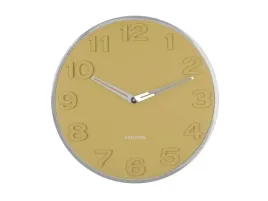 zegar-scienny-new-original-numbers-musztardowy-30-cm-xx