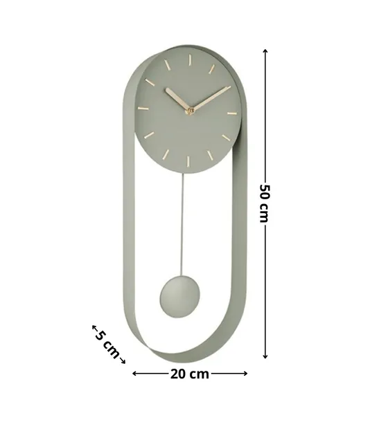 zegar-scienny-na-sciane-z-wahadlem-cichy-mechanizm-zielony-pendulum-charm-waga-z-opakowaniem-1-kg