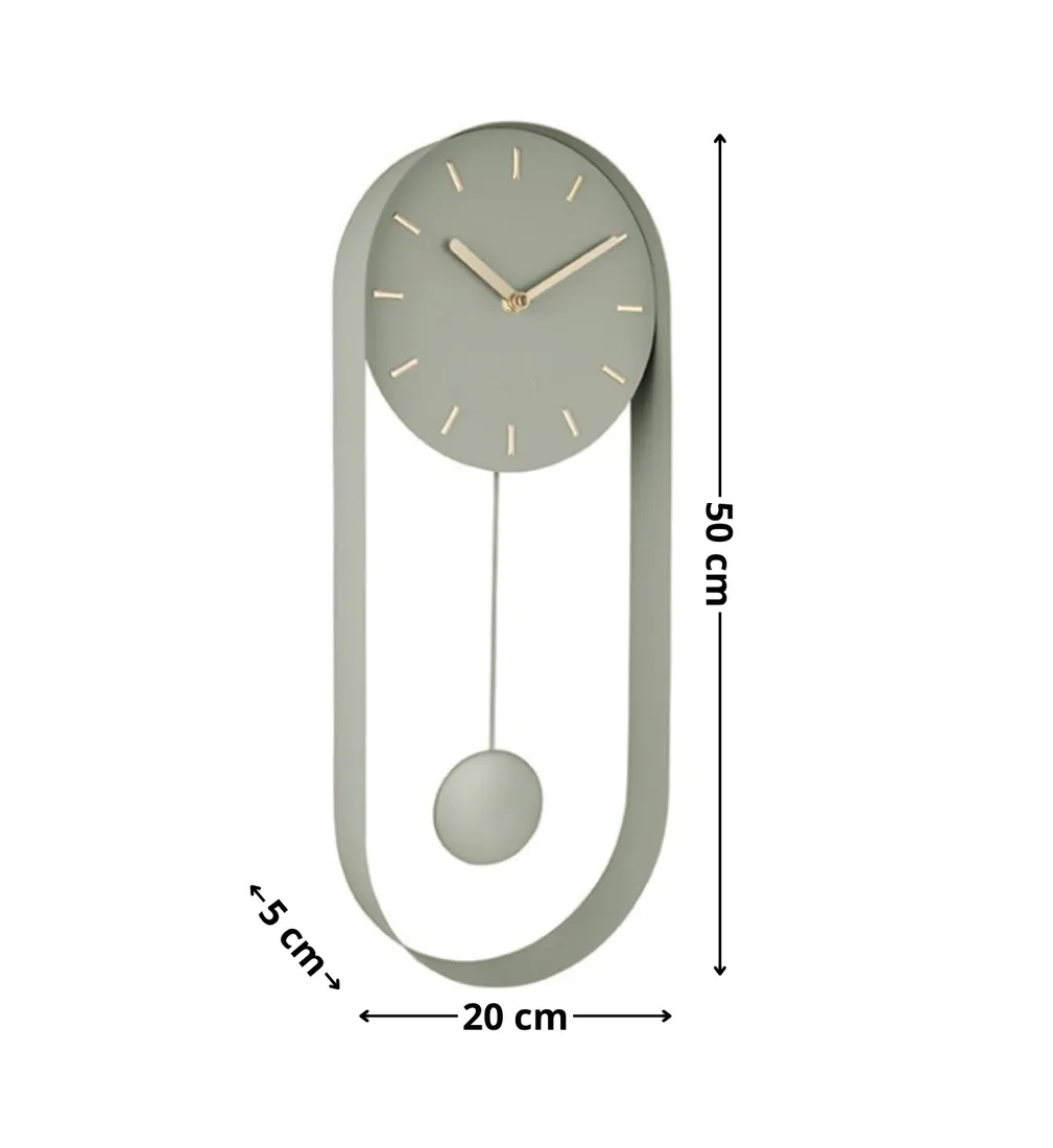 zegar-scienny-karlsson-zielony-20cm
