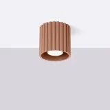 plafon-aura-1-mocca-gu10-kolor-brazowy