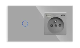 wlacznik-dotykowy-pojedynczy-1k-z-gniazdkiem-usb-c-qc-20w-wylacznik-szklany