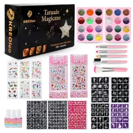 tatuaz-brokatowy-kreoleo-dla-dzieci-wielokolorowy-zestaw-48-szablonow