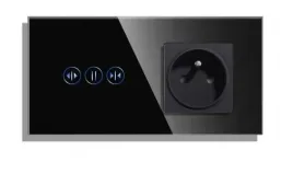 dotykowy-sterownik-rolet-zaluzji-wifi-z-gniazdkiem-szklany-157mm-tuya-smart