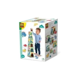 wieza-z-klockow-z-figurkami-dinozaurow-ses