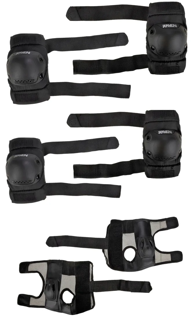 ochraniacze-raven-dexard-black-s