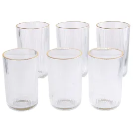 6x-szklanka-ryflowana-400ml-zestaw-szklanek-zloty-rant-do-soku