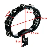 meinl-htmt2bk-tamburyn-podwojny-z-uchwytem-kolor-czarny