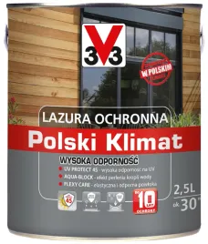 lazura-v33-polski-klimat-25-l-biala-kremowa