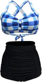 dwuczesciowe-bikini-wysoki-stan-styl-vintage-kratka-r-xl