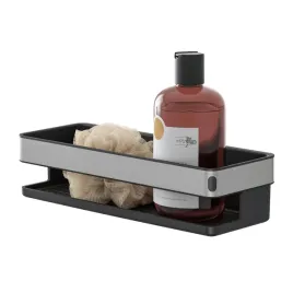 tiger-cooper-koszyk-prysznicowy-28-cm-czarny-stal-nierdzewna-szczotkowana