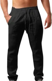 spodnie-meskie-lniane-lekkie-przewiewne-runcati-r-3xl-czarne