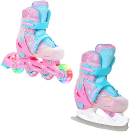 rolki-lyzwy-figurowe-2w1-regulowane-raven-caramell-30-33-kolka-led