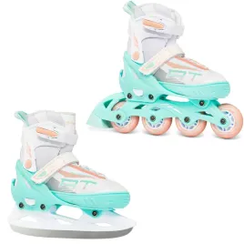 rolki-lyzwy-hokejowe-2w1-raven-profession-white-mint-orange-28-32