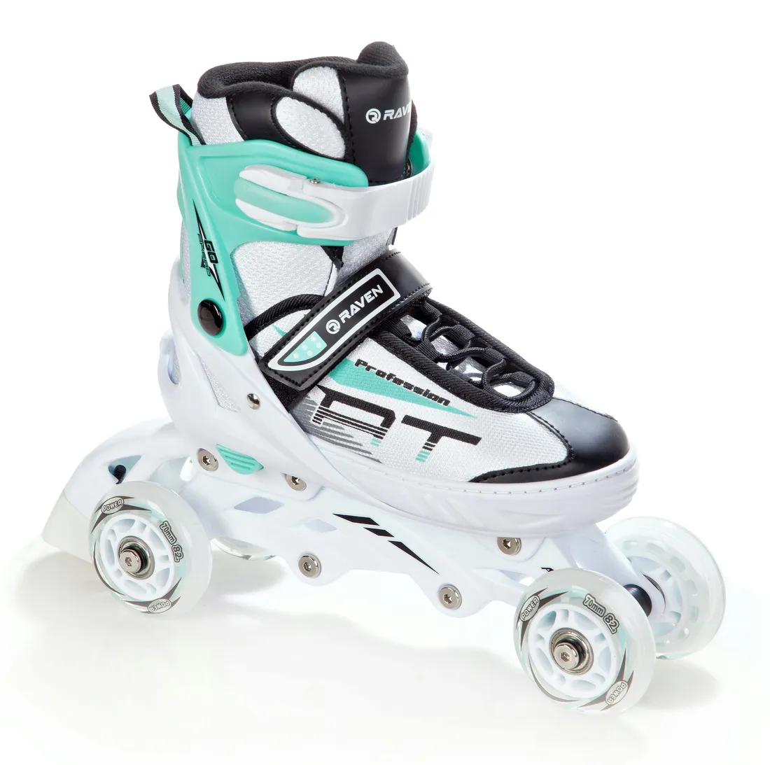 rolki-3w1-raven-profession-white-mint-28-32