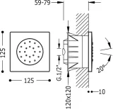 dysza-prysznicowa-z-hydromasazem-tres-selection-linia-selection