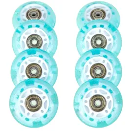 8x-swiecace-kolka-led-do-rolek-raven-zoya-mint-64mm-pu-lozyska-abec7