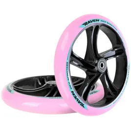 kolka-do-hulajnogi-raven-zea-mint-pink-200mm-2szt