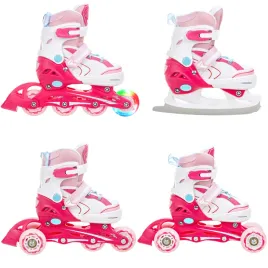 rolki-lyzwy-wrotki-4w1-raven-lia-pink-27-30-kolko-led