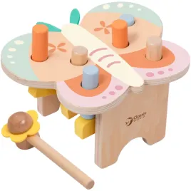 wbijak-pastelowy-motylek-montessori-z-mloteczkiem-classic-world